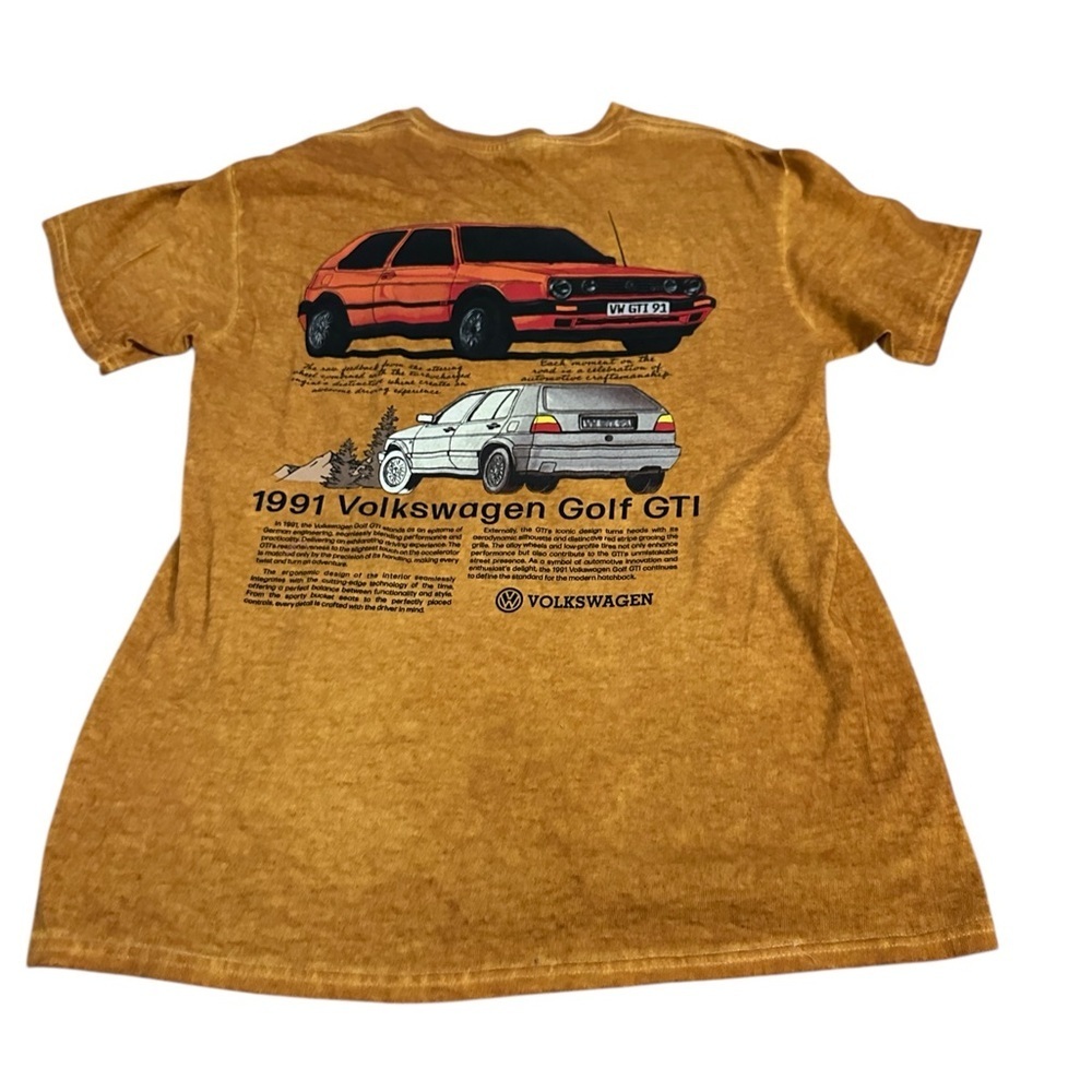 Volkswagen 1991 Golf GTI Graphic Tee - Tan
